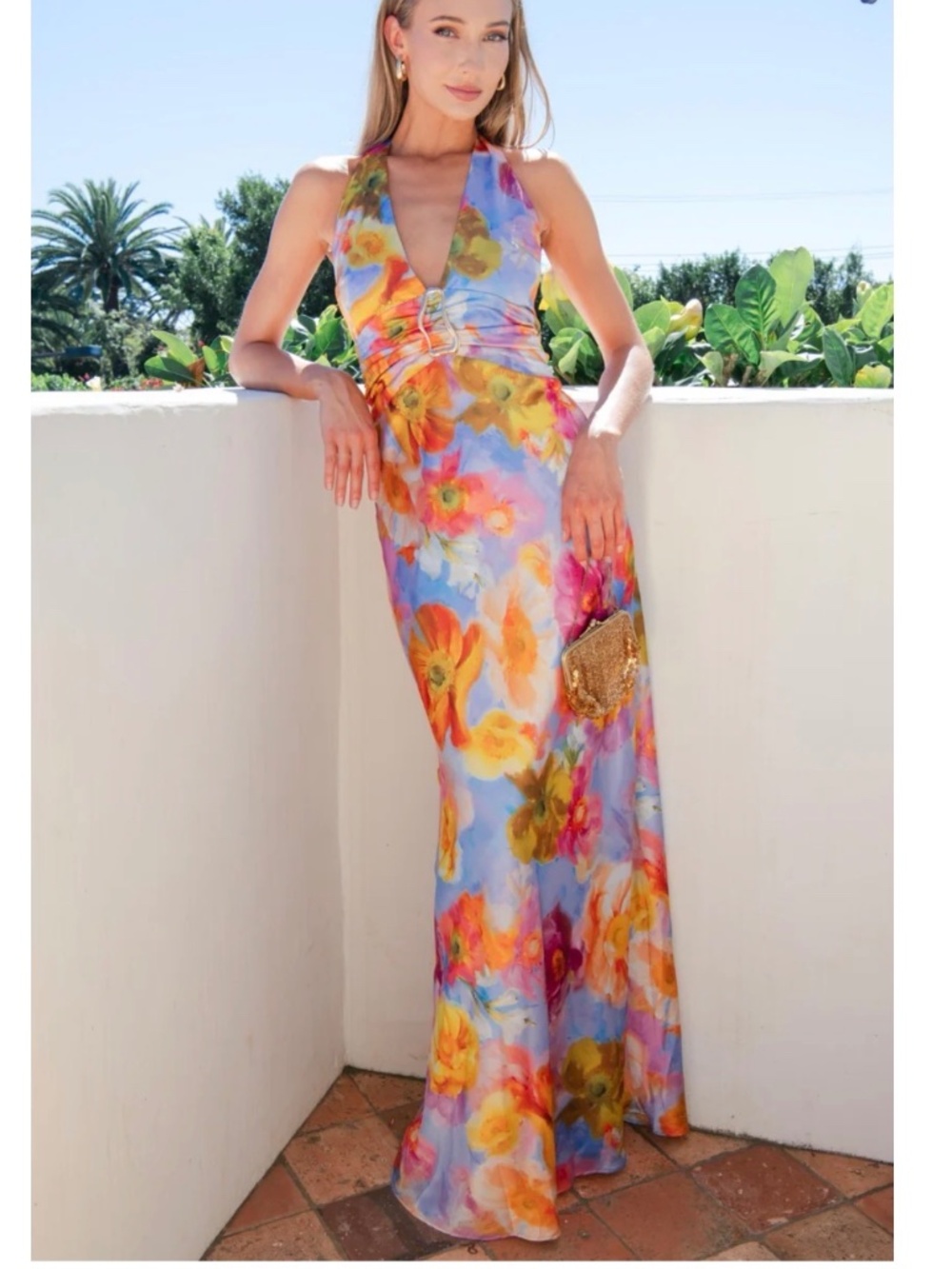 SHOW ME YOUR MUMU CHELSEA MAXI DRESS L